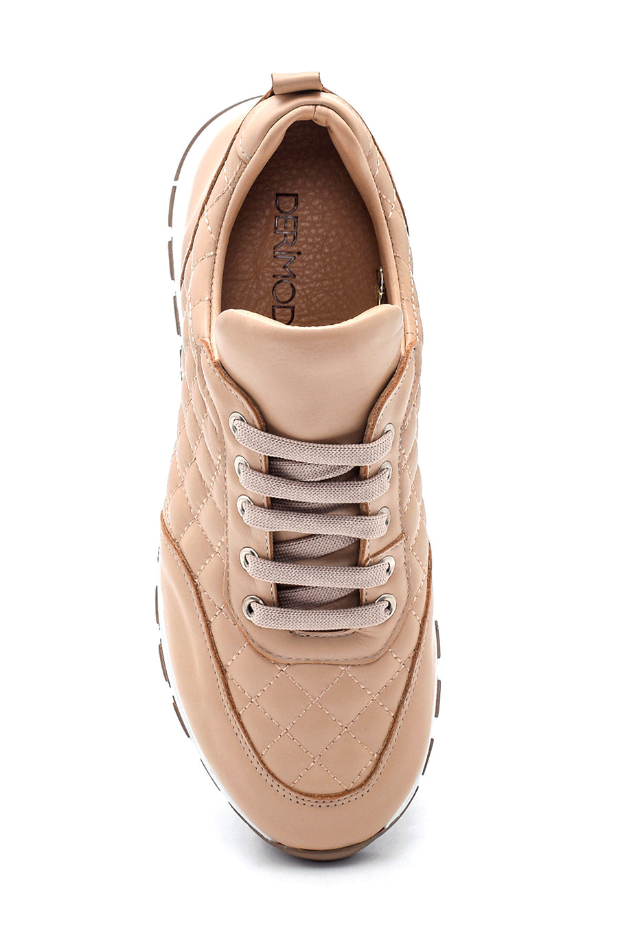 Women's Leather Quilted Sneaker