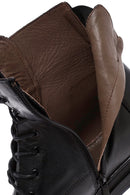 Men's Black Zippered Leather Casual Boots | Derimod