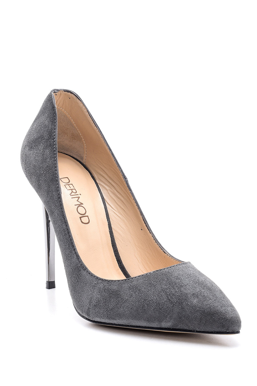 Kadın Süet Deri Stiletto