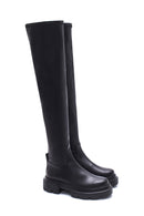 Women's Leather Long Boots | Derimod