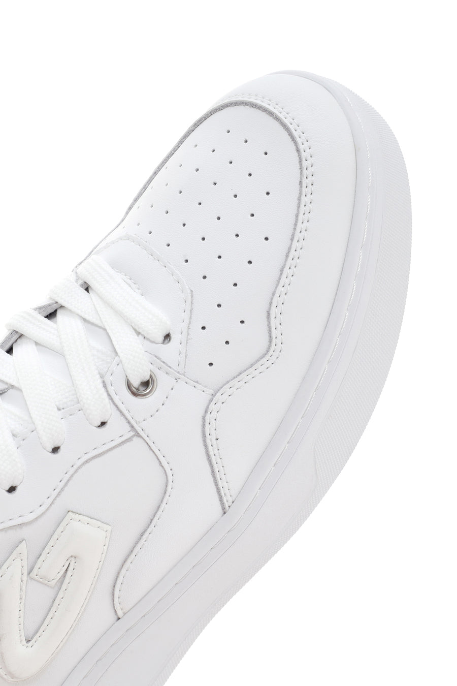 Alberto Guardiani Kadın Beyaz Zincirli Deri Sneaker