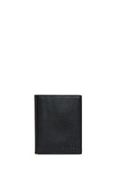 Men's Black Leather Card Holder | Derimod