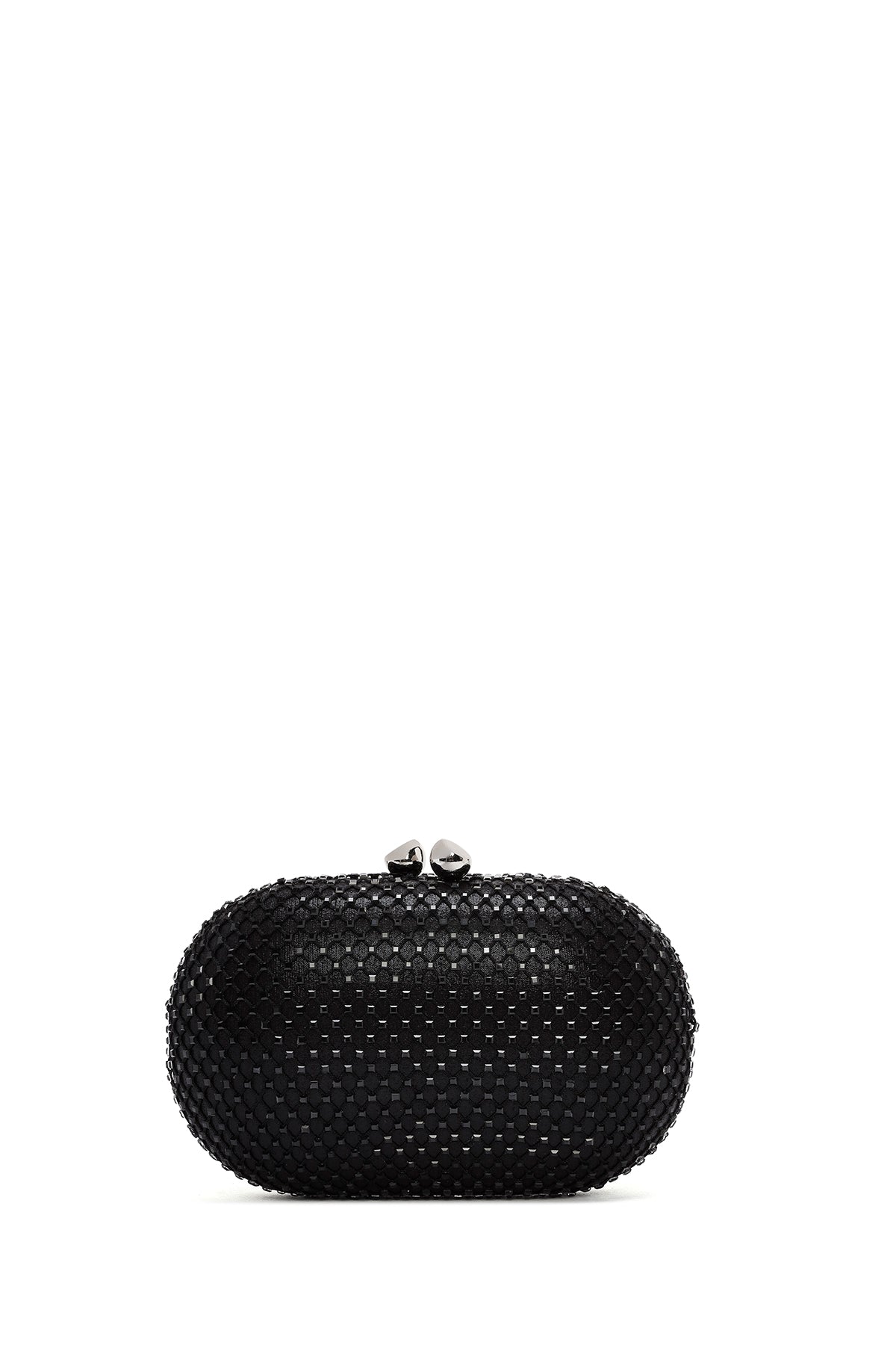 Women's Black Stone Long Strap Mini Clutch Bag 24WBD2957TS | Derimod