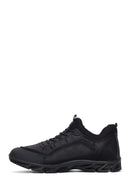 Men's Black Leather Casual Sneaker | Derimod