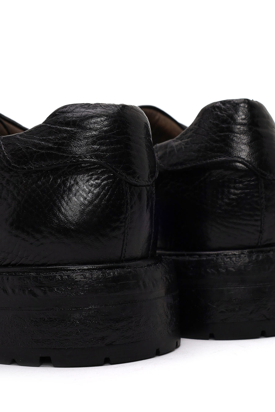 Derimod Black Erkek Siyah Bağcıklı Deri Casual Ayakkabı