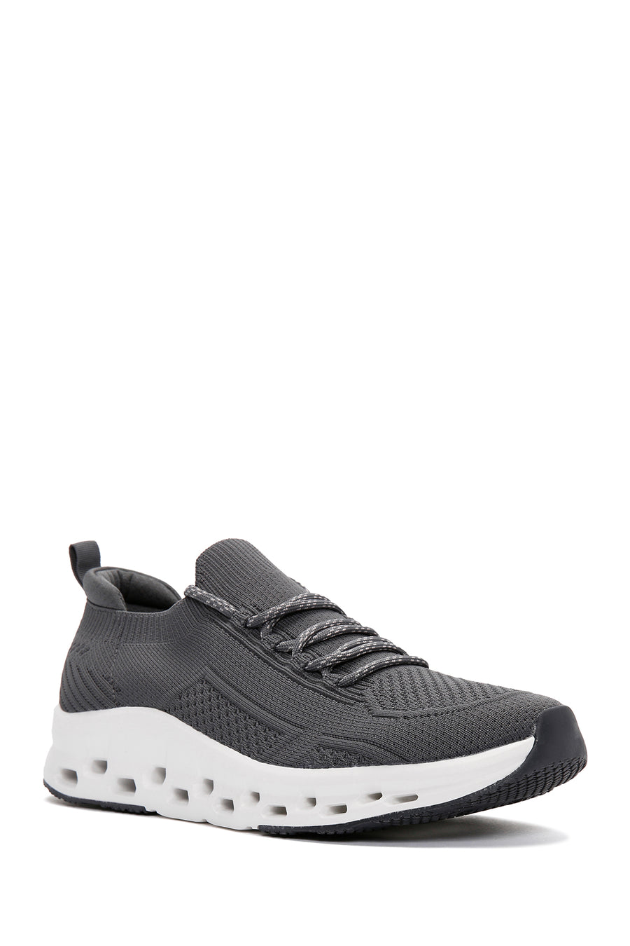Derimod Zero Men's Gray Lace-Up Thick Soled Sneaker