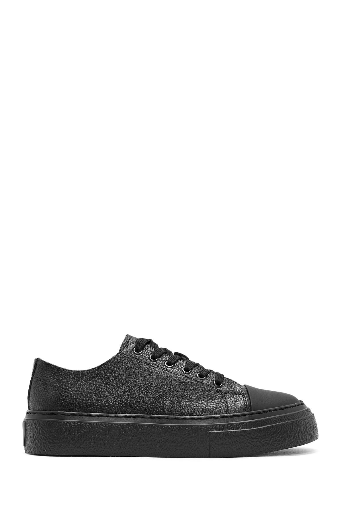 Men's Black Lace-up Leather Sneaker 24WFD6115FT | Derimod