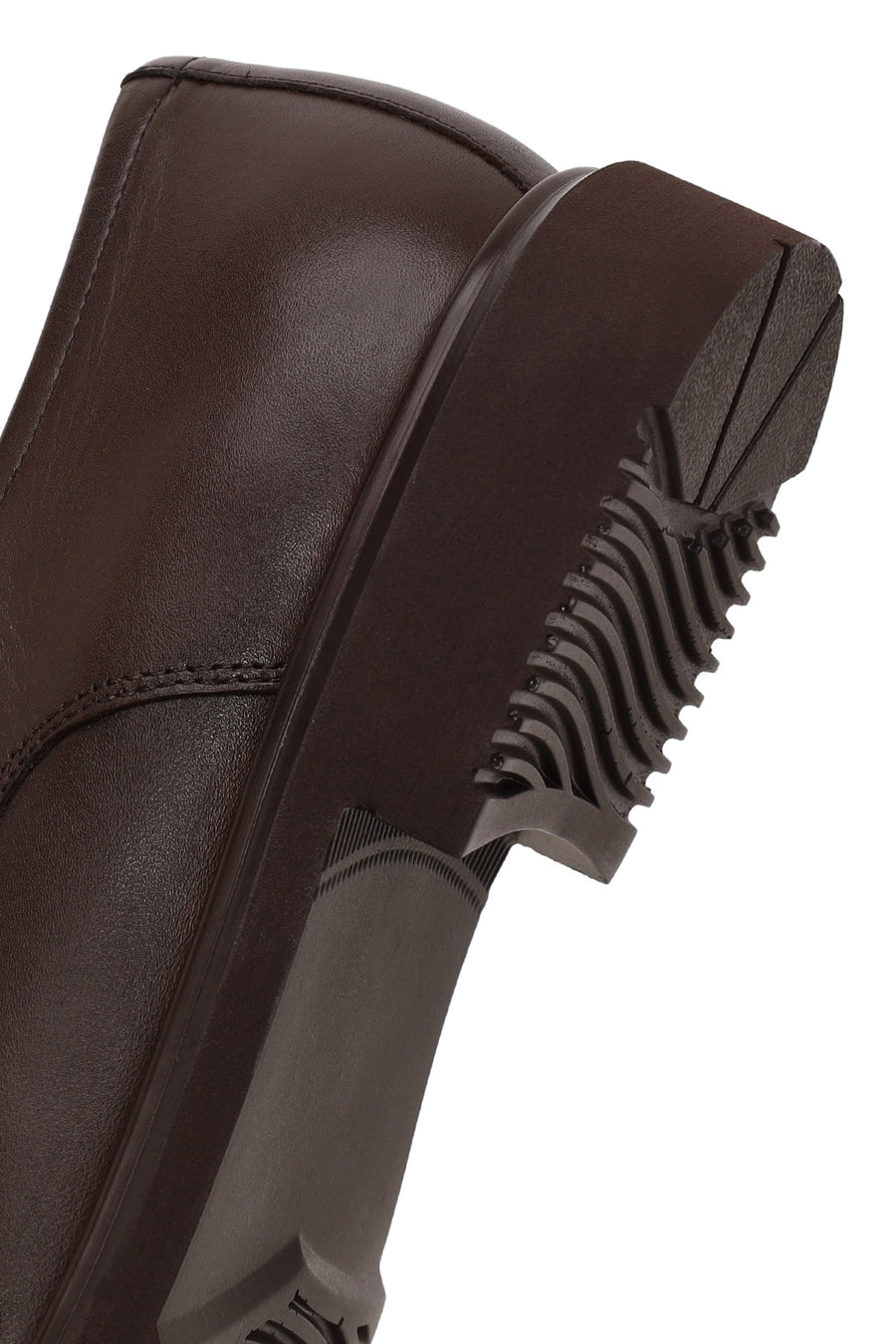 Male Brown Lace-up Leather Casual Shoes