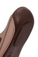 Women's Bronze Comfort Slippers | Derimod