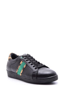 Women's Leopard Detailed Leather Sneaker | Derimod