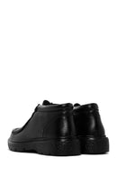 Men's Black Leather Casual Boots | Derimod