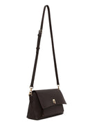 Woman Brown Classic Crossbody Bag with Long Strap | Derimod