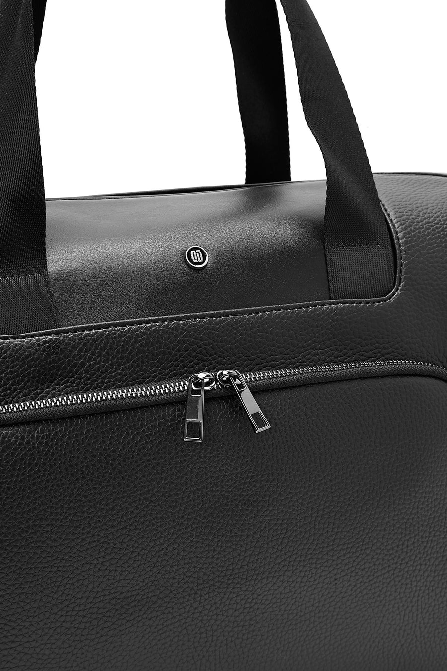 Unisex Black Long-Strap Trip Bag