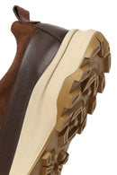 Men's Brown Thick-Soled Leather Casual Sneaker | Derimod