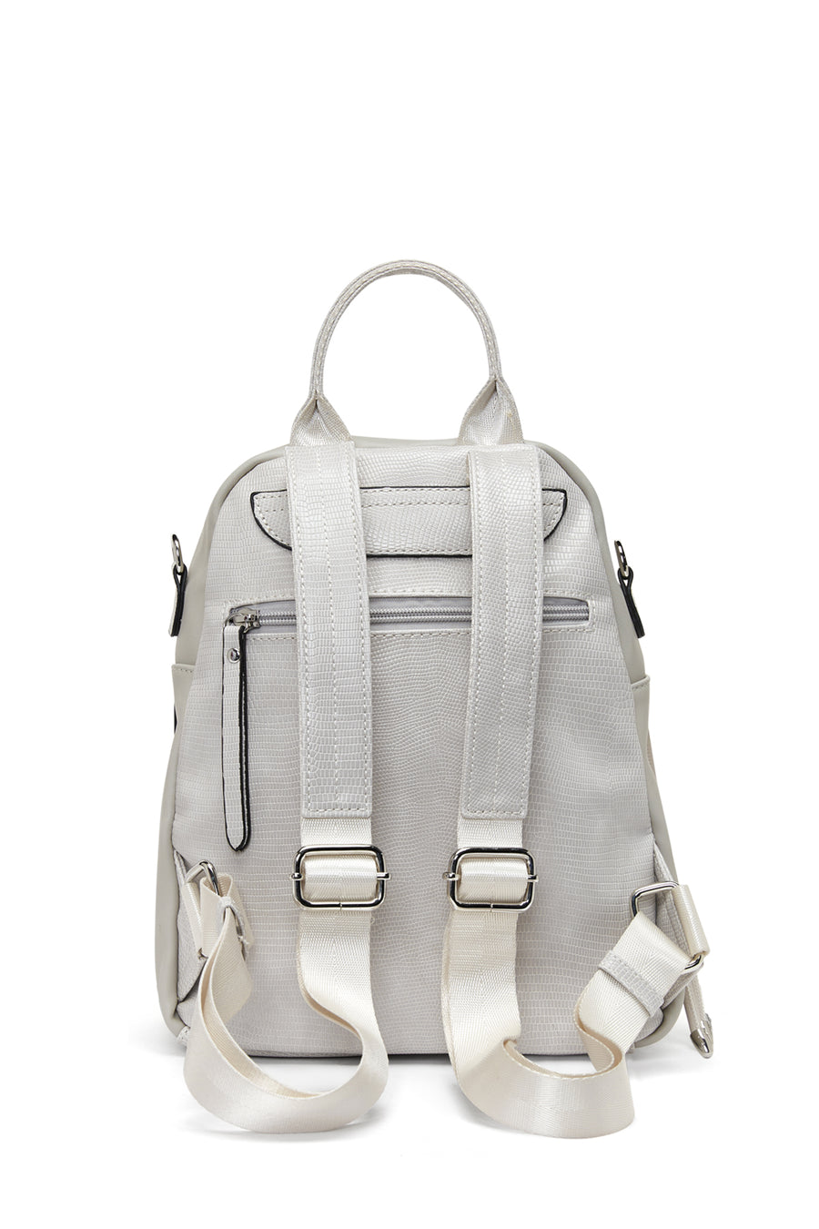 Women's Gray Long Strap Backpack