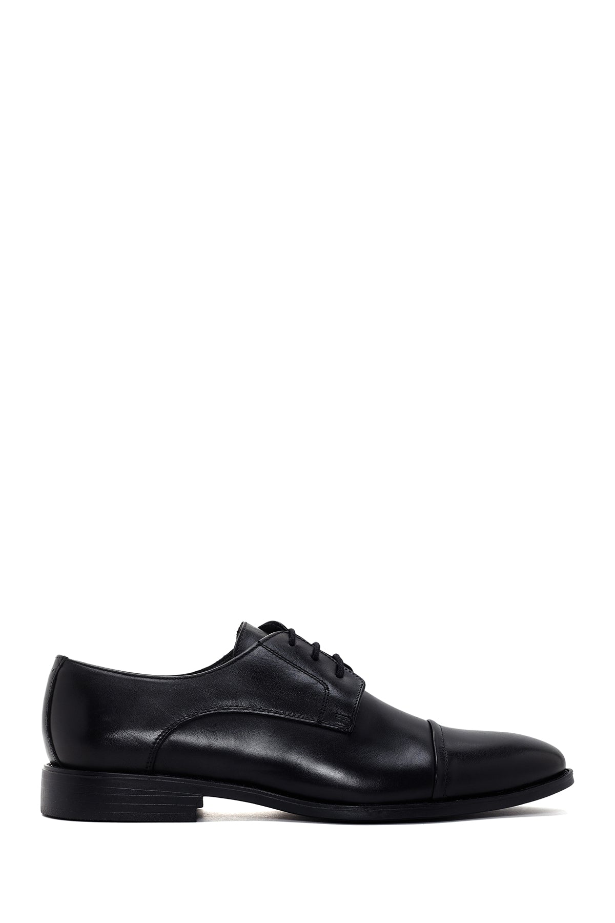 Men's Black Lace-up Leather Casual Shoes 24WFD664718 | Derimod