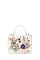 Women's White Stone Handbag | Derimod