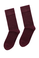 Men's Burgundy Bamboo Socks | Derimod