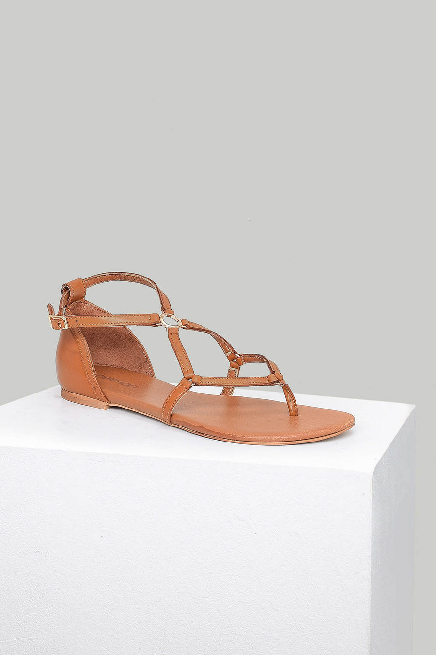 Women's Leather Sandals 18SFD139118 | Derimod