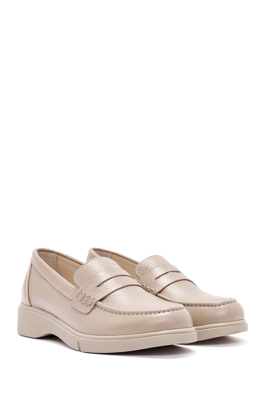 Women's Mink Leather Comfort Loafer
