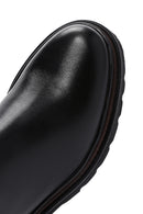 Men's Black Leather Chelsea Boots | Derimod