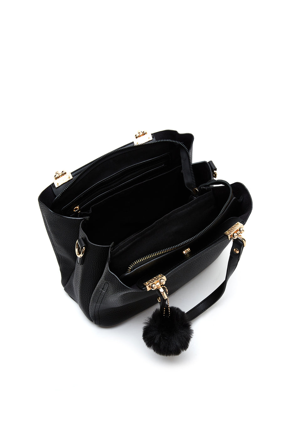 Women's Black Shoulder Bag