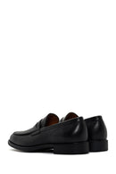 Men's Black Leather Loafer | Derimod