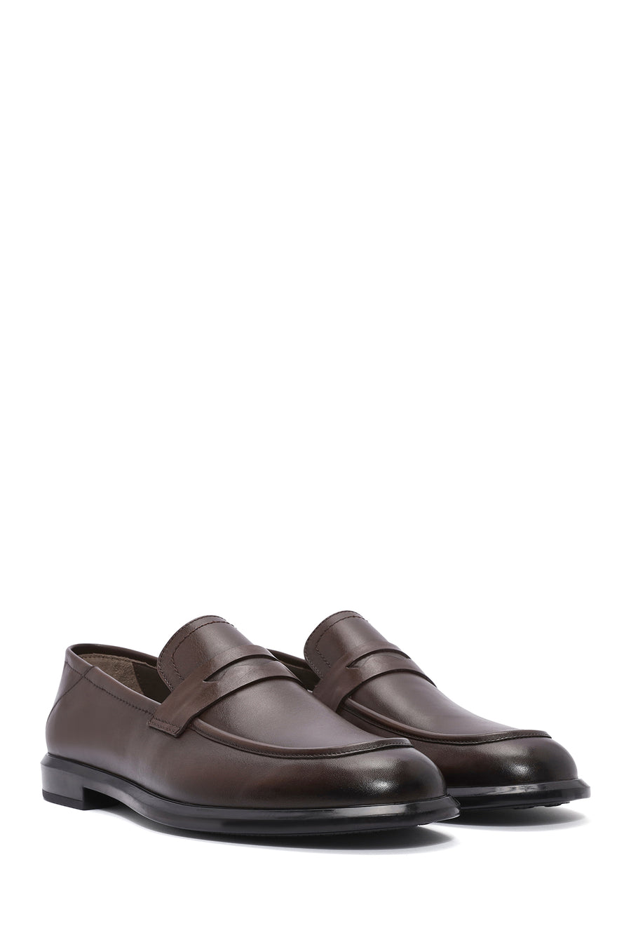 Men's Brown Leather Casual Loafer