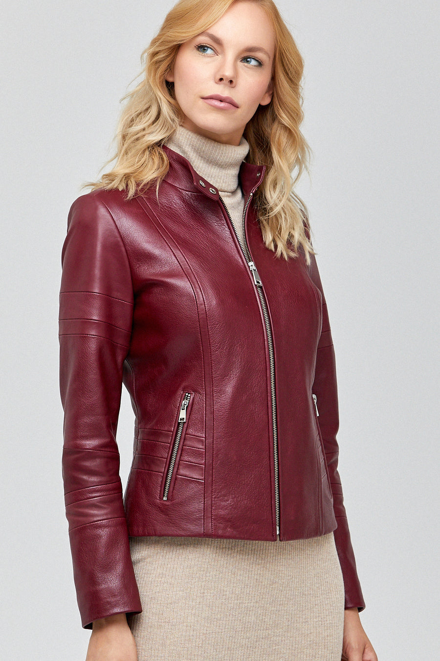 Tania Women's Leather Jacket