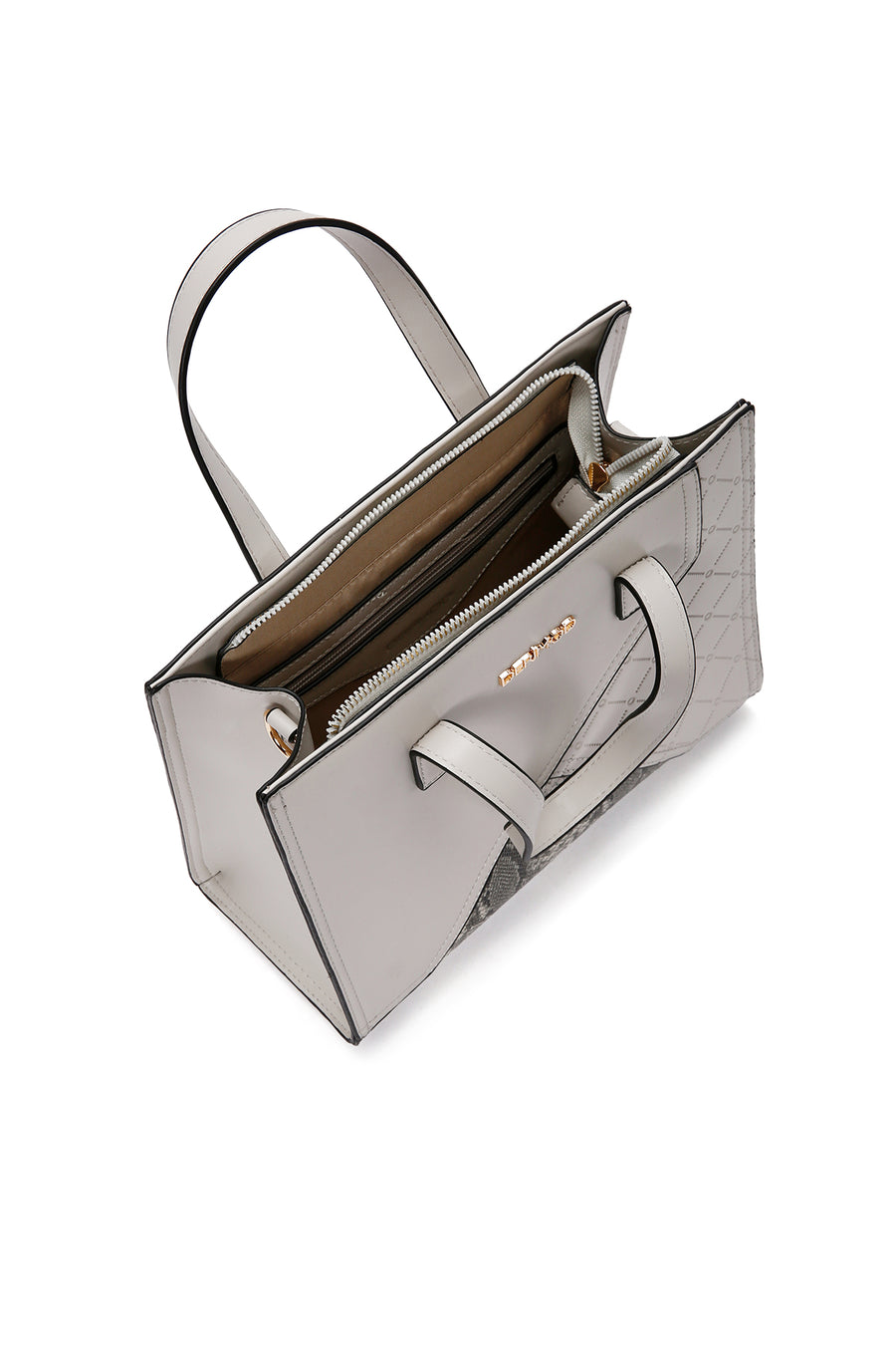 Women's Grey Long Strap Classic Handbag