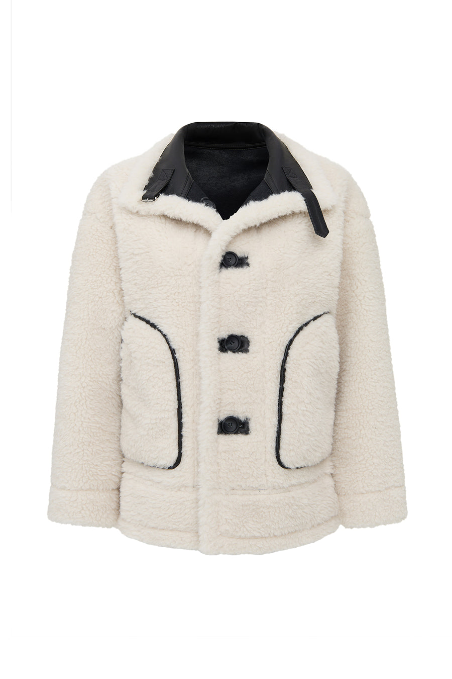 Oslo Women's Beige Reversible Teddy Coat