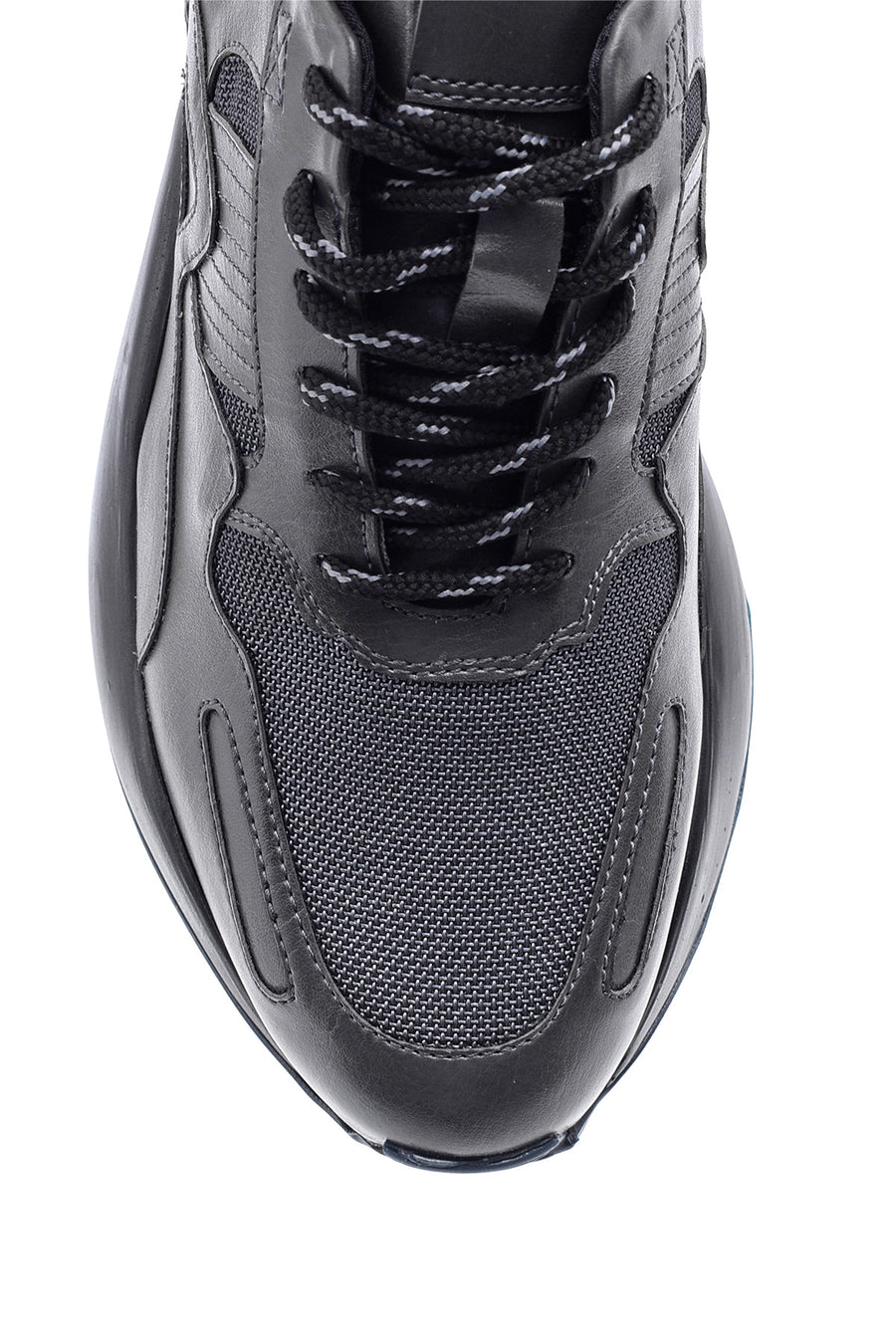 Men's High-Sole Leather Sneaker