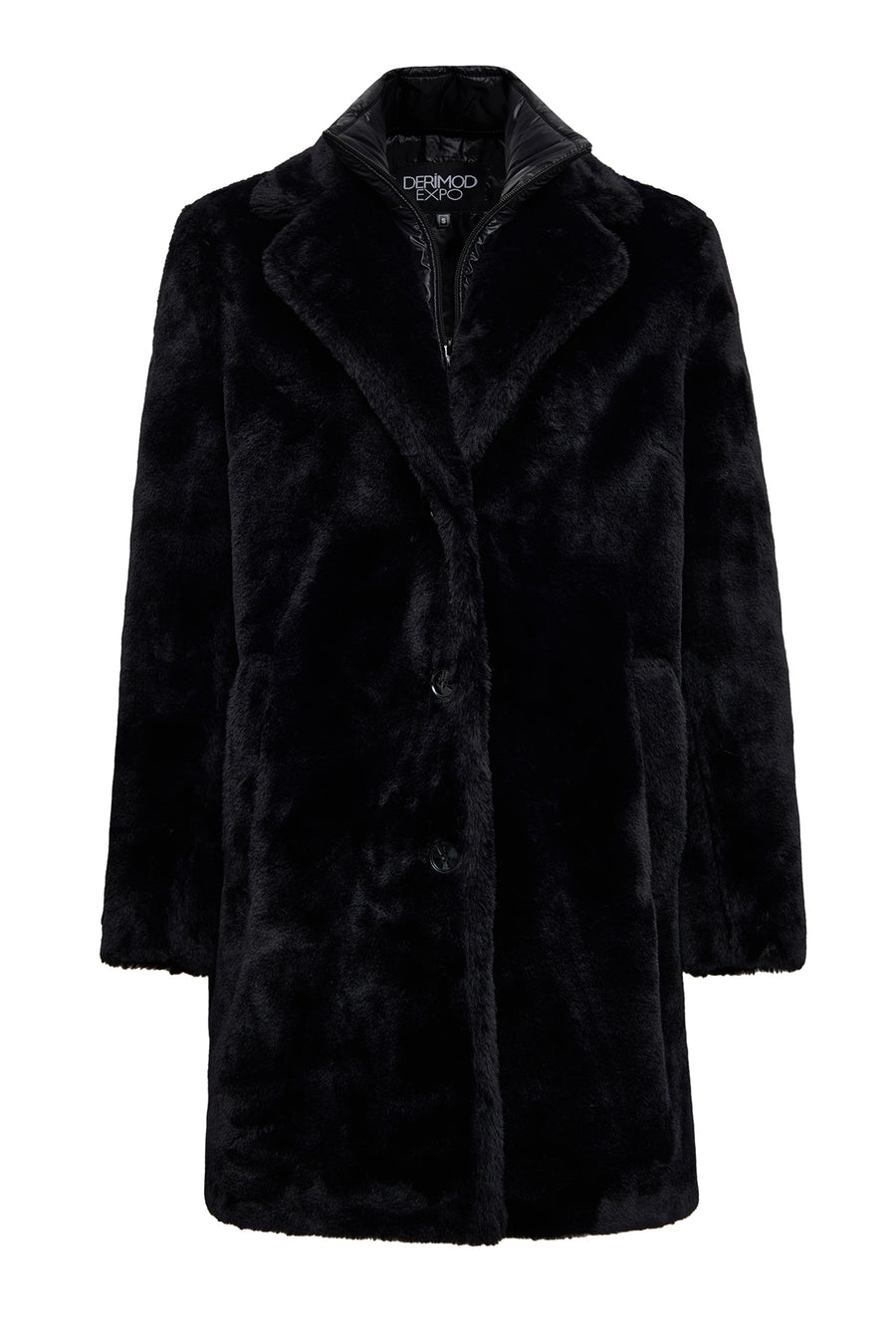 Alaska Women's Black Teddy Coat
