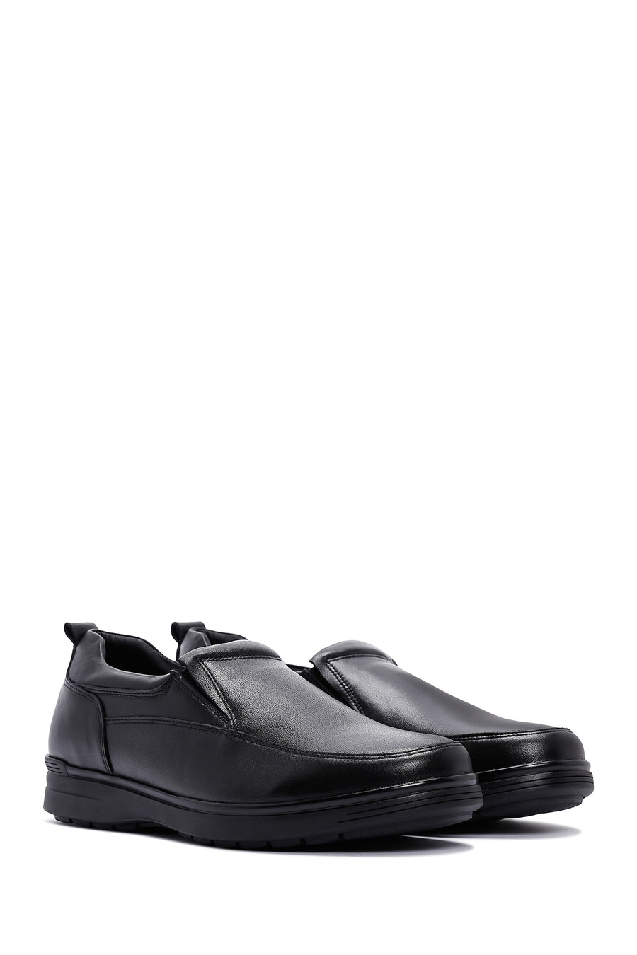 Men's Black Leather Commfort Loafer