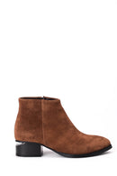 Women's Suede Heel Detailed Boots | Derimod