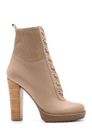 Women's Leather Heeled Boots | Derimod