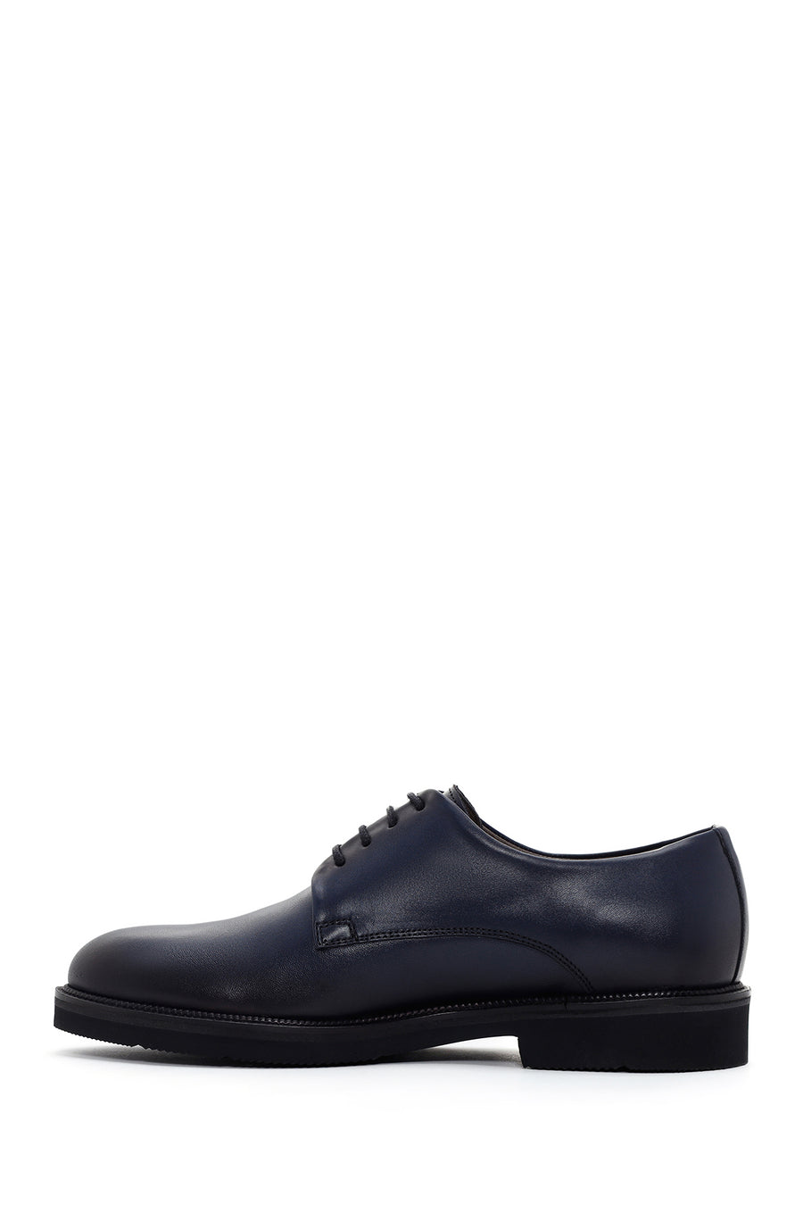 Men's Navy Blue Leather Casual Shoes