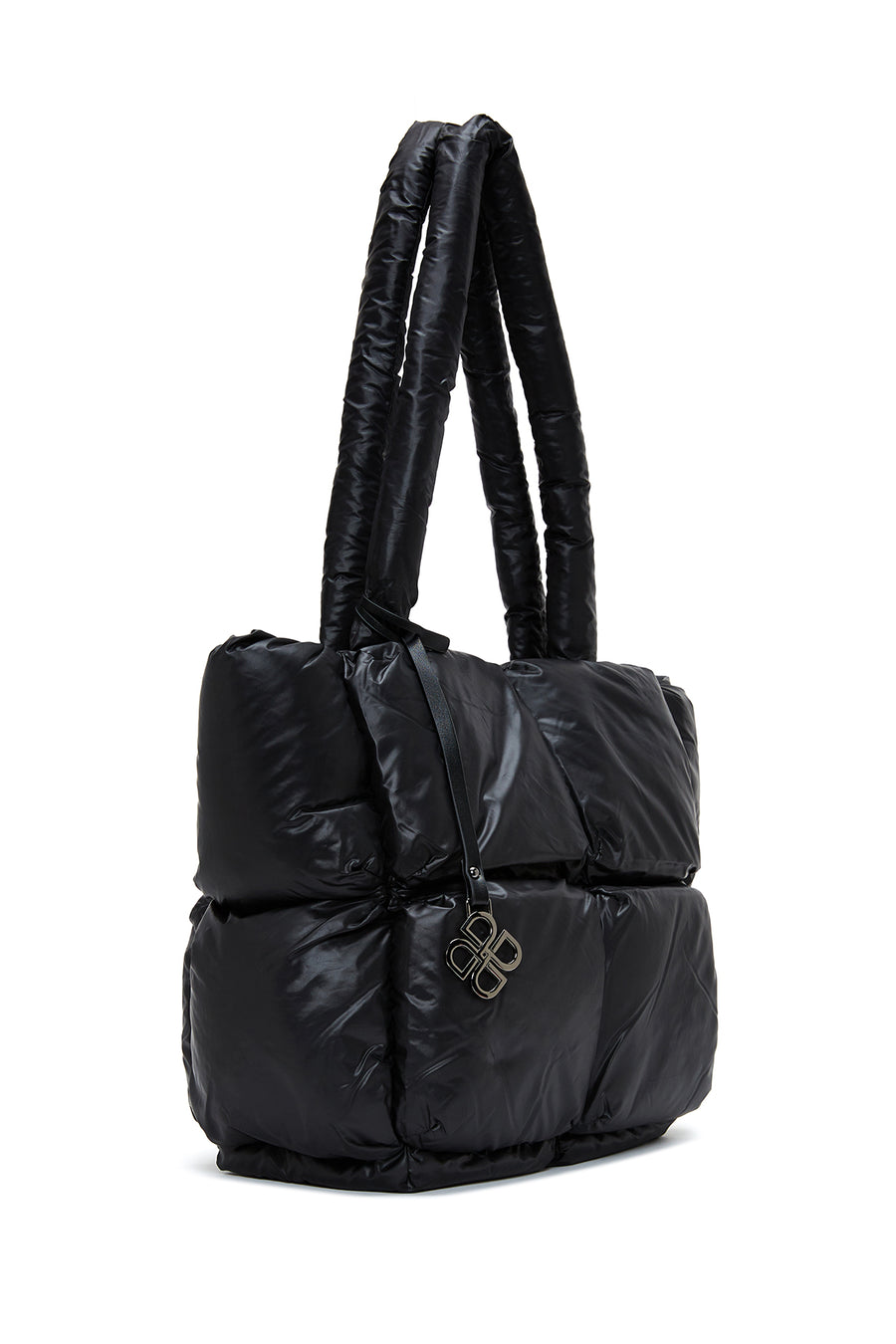 Women's Black Quilted Shoulder Bag