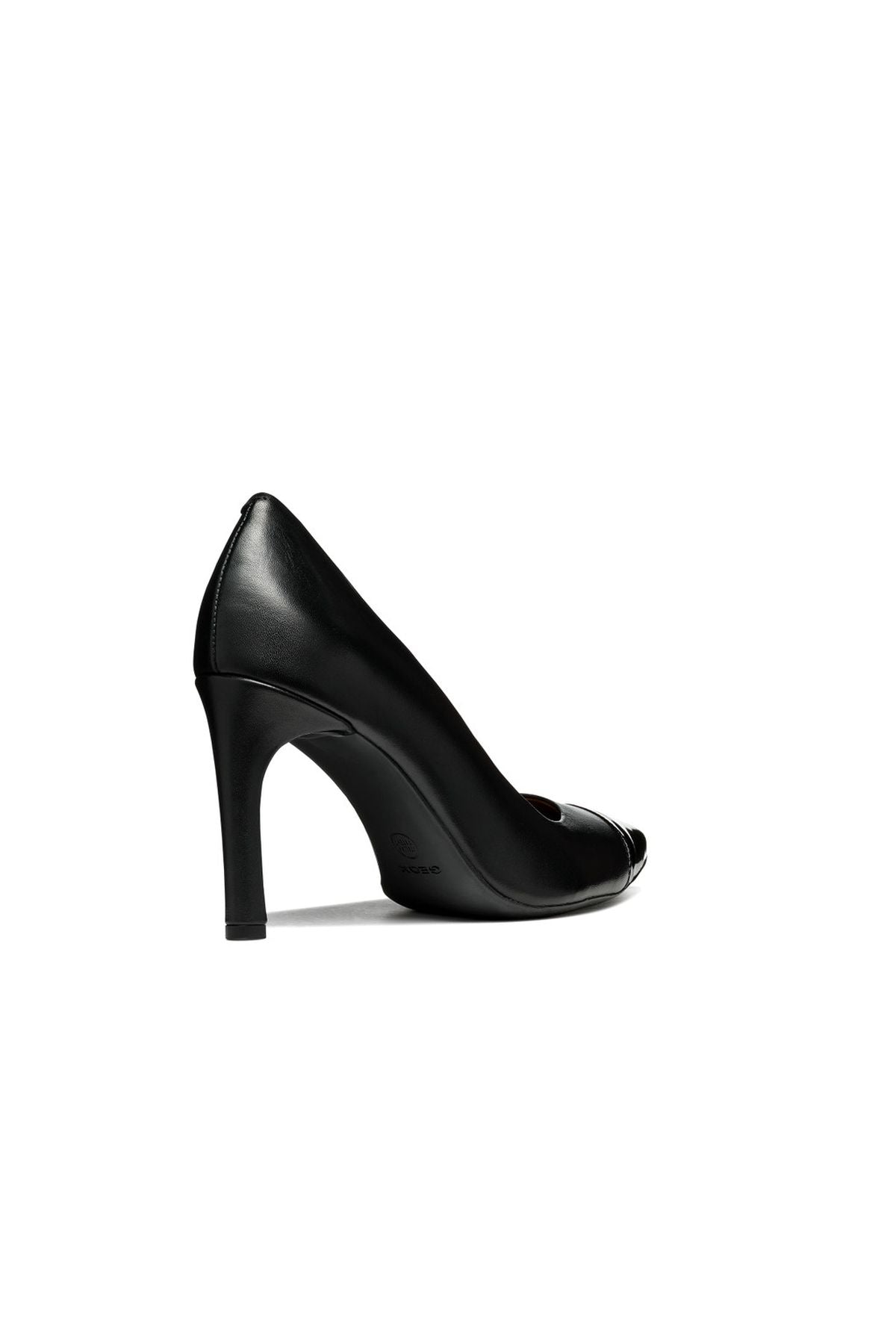 Geox Kadın Siyah Faviola Deri İnce Topuklu Ayakkabı