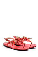 Women's Shell Detailed Sandals | Derimod