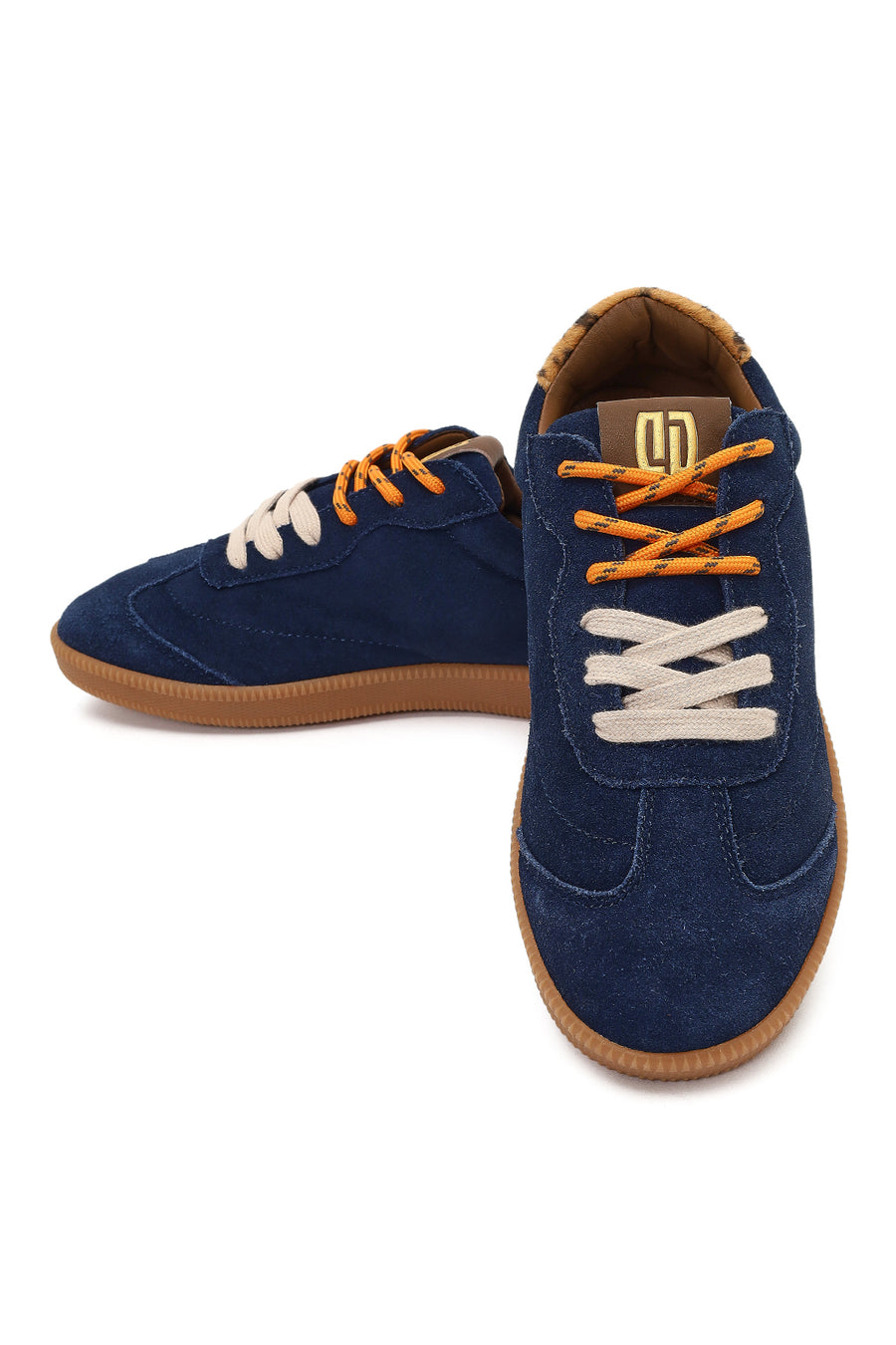 Derimod Studio Kadın Lacivert Bağcıklı Süet Sneaker