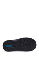 Men's Brown Strapped Nubuck Leather Slippers | Derimod