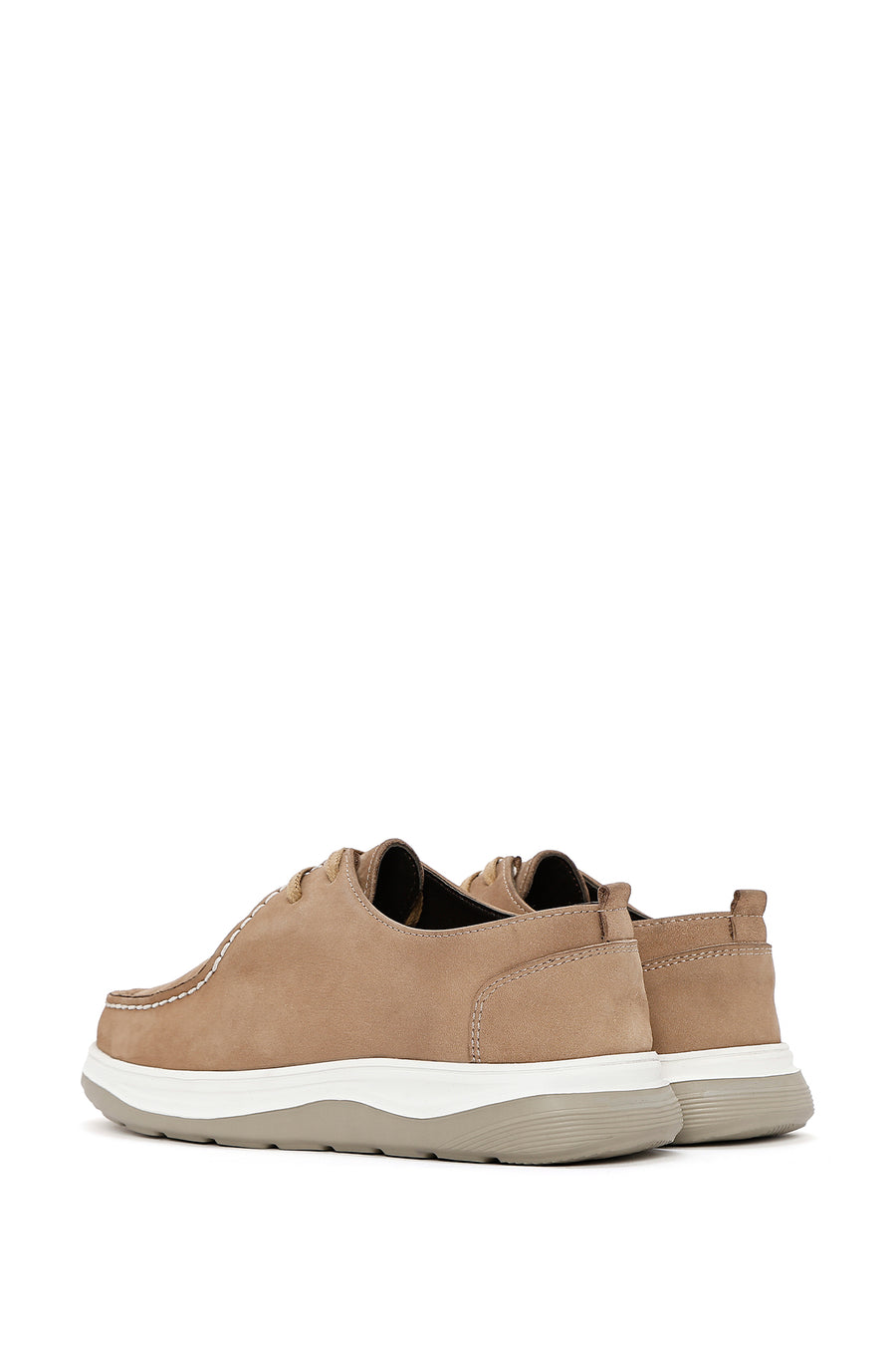 Men's Mink Lace-Up Nubuck Leather Comfort Shoes