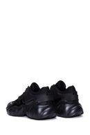 Women's Black Thick Soled Sneaker | Derimod