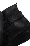 Women's Black Comfort Leather Boots | Derimod