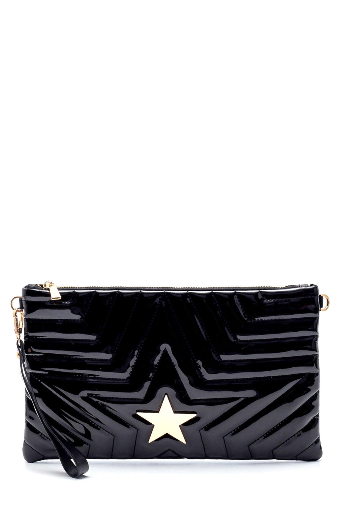 Women's Patent Leather Star Detailed Portfolio 20WBD241416 | Derimod