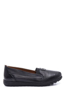 Kadın Siyah Deri Comfort Loafer | Derimod