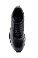 Men's Leather Patterned Sneaker | Derimod