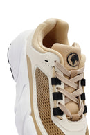 ACBC x Derimod Women's Beige Lace-Up Sneakers | Derimod