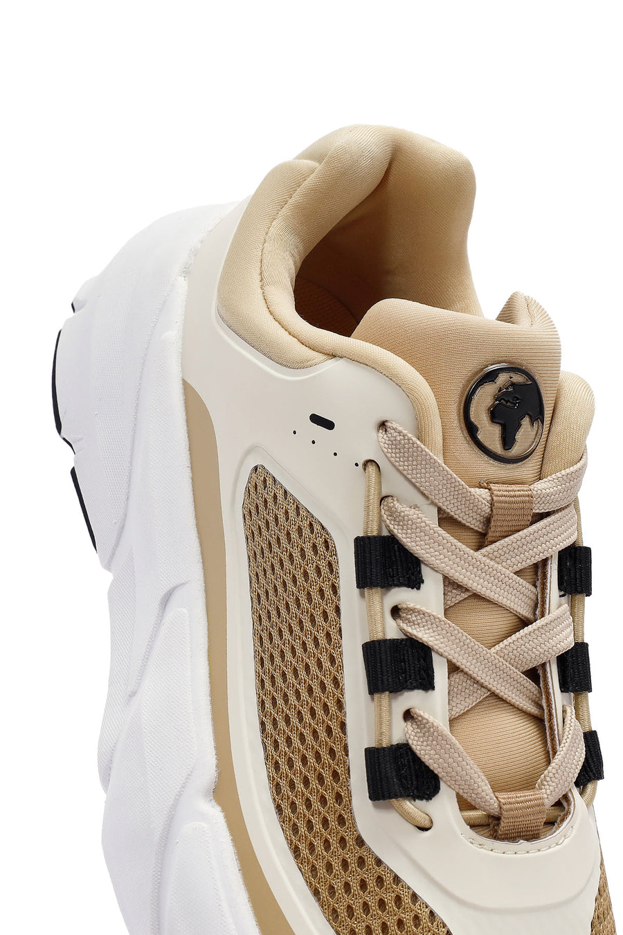 ACBC x Derimod Kadın Bej Bağcıklı Sneaker
